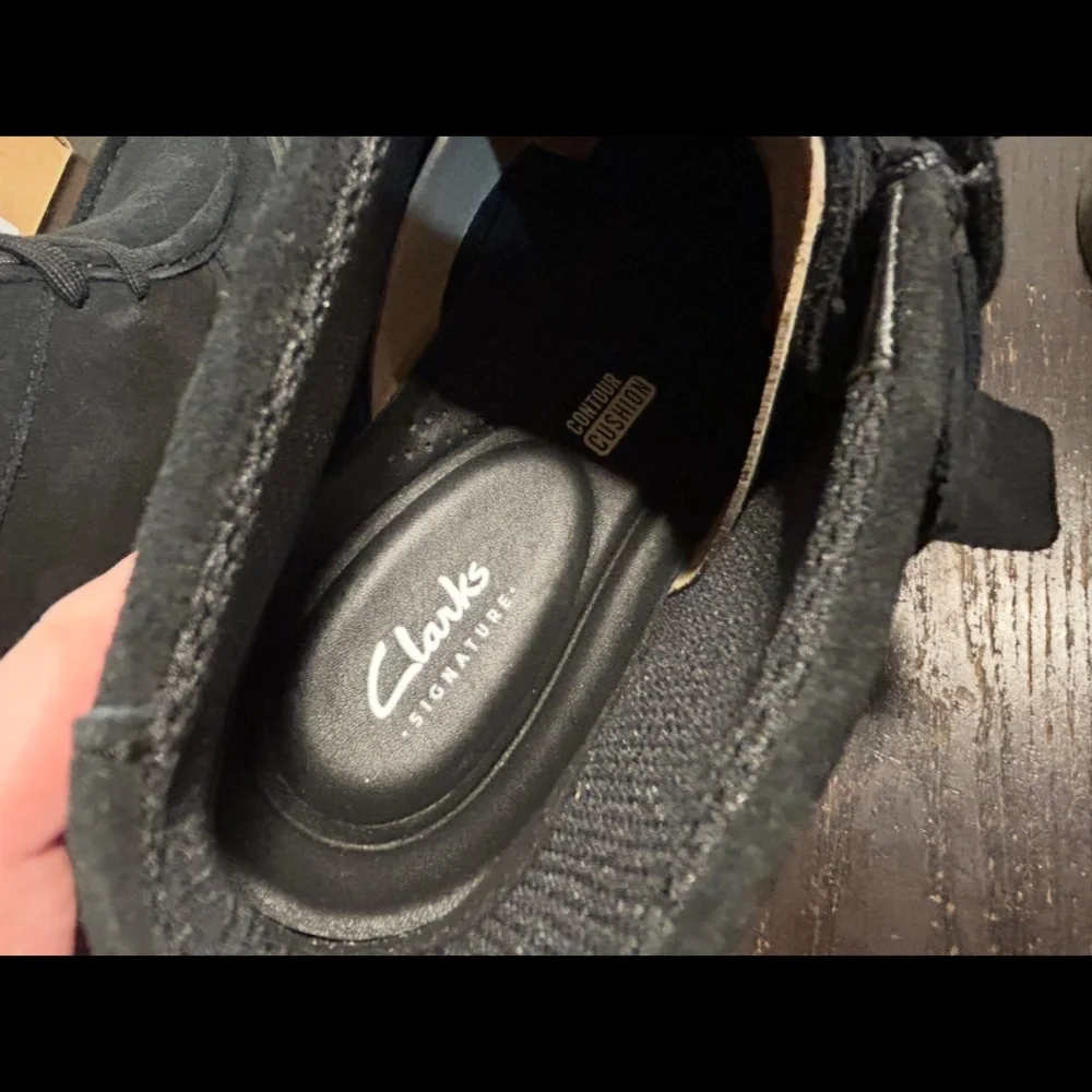 Clarks Torhill Hi Suede Ankle Boots Black Mens 7.5M